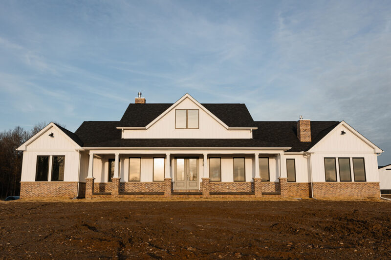 Portfolio Image - Traditional farmhouse built on open acreage in Fairfield County